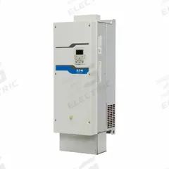 EATON Variable Frequency Drives: In Phase Three, 525-600V AC, Out Phase Three, 200 hp, IP21, HVAC/R (MPN DH1-35208FN-C21C). Key specifications — Style: HVAC Drive; Color: White; Output Voltage: 525-600V AC; Output Phase: Three.
