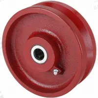 APPROVED VENDOR Track Wheel: 6 in Wheel Dia., 2 3/4 in Wheel Wd, 2,500 lb Load Capacity, Iron, Red (MPN 5VJ71). Key specifications — attr1099880: No; attr1099886: Red; attr1099891: APPROVED VENDOR.