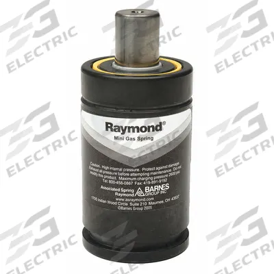 RAYMOND Gas Spring: M8 Thread Size, 6 in Ext Lg, 32,170 lbf Force - Gas Springs