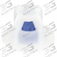 CHICAGO FAUCETS Flow Restrictor: 1 gpm Flow Rate, Laminar Flow Outlet, Plastic, Blue/White Finish (MPN 1020-034KJKABNF). Key specifications — Material: Plastic; Product Type: Flow Restrictor; Connection Size: 19/32"; Brand: CHICAGO FAUCETS.