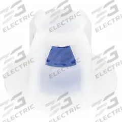 CHICAGO FAUCETS Flow Restrictor: 1 gpm Flow Rate, Laminar Flow Outlet, Plastic, Blue/White Finish (MPN 1020-034KJKABNF). Key specifications — Material: Plastic; Product Type: Flow Restrictor; Connection Size: 19/32"; Brand: CHICAGO FAUCETS.