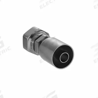 Parker Hydraulic Crimp Fitting: Steel x Steel, Straight, -10 For Hose Dash Size - Parker Crimp Hydraulic Hose Fittings with ORS Connection