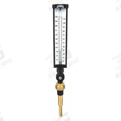 WINTERS Industrial Glass Thermometer: 30°F to 240°F /0°C to 115°C, +/-1% Accuracy, 6 in Stem Lg (MPN TIM100-6ALF.). Key specifications — Thermometer Thread Type: UNF; Accuracy: +/-1%; Brand: WINTERS.