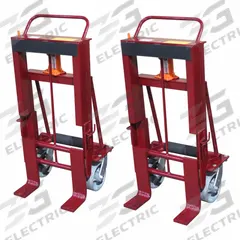 WESCO Machinery and Equipment Mover: 8,000 lb, 21 3/4 in L x 24 in W x 47 in H Overall, Solid, Steel (MPN 260089). Key specifications — Handle Type: Flow-Back; Includes Straps: Without Straps; Brand: WESCO.