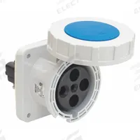 BRYANT Pin and Sleeve Receptacle: Blue, 120/208V AC, Three Phase, 100 A, 4 Pole, 5 Wire (MPN BRY5100R9W). Key specifications — Brand: BRYANT.