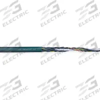 CHAINFLEX Control Cable: 18 AWG, 36 Conductors, 25 ft, PVC Jacket, 600 V (MPN CF5-07-36-25). Key specifications — Conductor Material: Copper; Conductor Configuration: Single; Minimum Bend Radius Factor - Fixed: 4 x OD; Minimum Bend Radius Factor - Flexible: 5 x OD; Includes Ground: Yes; Minimum Bend Radius Factor - E-Chain: 6.8 x OD; Resistance Properties: Heat Resistant; Standards: cRUus.
