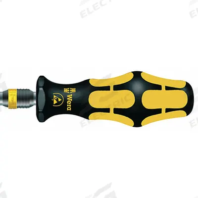 WERA Multi-Bit Screwdriver: Kraftform, 10 or Less Tips, 1 Pieces, 0 Bits, Stainless Steel - ESD-Safe Multi-Bit Screwdriver Kits