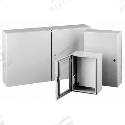 HOFFMAN Enclosure: Steel, 20 in x 16 in x 8 in, NEMA 12/13/4, Solid Cover, Hinged - Steel Washdown Enclosures