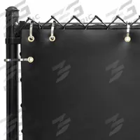 Fence Screen,4 ft H: Black, Fabric, 4 ft Overall Ht, 10 ft Overall Lg, 100% Shade Percent (MPN 850 Series). Key specifications — Brand: FENCESCREEN.