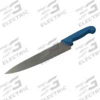 DETECTAMET INC Cooks Knife: Straight, Stainless Steel Blade, Polymer Handle, Blue Handle, Blue (MPN 600-T047-S456-P01). Key specifications — Brand: DETECTAMET INC; Blade Material: Stainless Steel; Blade Type: Straight; Handle Color: Blue; Handle Material: Polymer; Knife Type: Chef's Knife; NSF Certified: No.