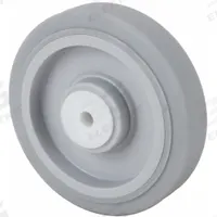 APPROVED VENDOR Caster Wheel: 5 in Wheel Dia., 1 1/4 in Wheel Wd, Rubber, 325 lb Load Rating, Gray (MPN 5VT79). Key specifications — Wheel Core Material: Plastic; Wheel/Tread Color: Gray; Brand: APPROVED VENDOR.