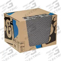 PIG Sorbent Pad: 16 3/4 oz Volume Absorbed Per Pad, 20 in x 16 in Pad Size (L x W), Gray, 200 PK (MPN MAT188). Key specifications — Brand: PIG; Perforated: Perforated; Material: Polypropylene.