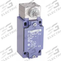 TELEMECANIQUE SENSORS Limit Switch: Roller Lever, Metallic, ZCKJ, Screw Clamp Terminals, DPDT (MPN ZCKJ404H7). Key specifications — Brand: TELEMECANIQUE SENSORS; Manufacturer Part Number: ZCKJ404H7; Actuator Style: Rotary Lever; Series: ZCKJ; Total Travel: 90°; Body Style: X.