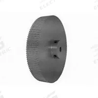 DAYTON Timing Pulley: Modified Curvilinear, Fixed, For GT Timing Belt Section, For 15 mm Belt Wd (MPN 120-3P15-6A4). Key specifications — Brand: DAYTON; Finish: Clear Anodized; For Belt Series: Powerhouse®.