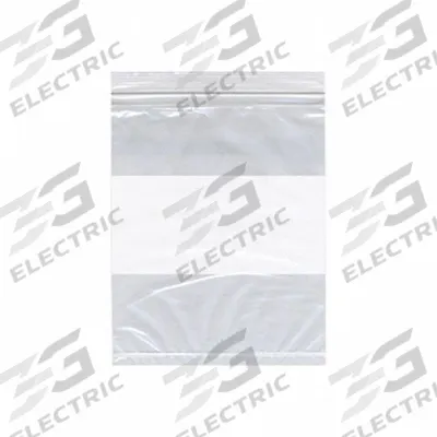 APPROVED VENDOR Reclosable Bag: 2 mil Thick, 8 in Wd, 10 in Lg, Hang Hole Not Included - Single-Zip Reclosable Poly Bags