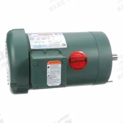LEESON Three Phase TEFC Motors: C-Face Mount, Totally Enclosed Fan Cooled, 1 1/2 hp, 575V AC, T-Stat (MPN 122228.00). Key specifications — Brand: LEESON; Nameplate Voltage @ 60 Hz: 575V AC; Full Load Current @ 60 Hz: 1.9 A; Nameplate RPM @ 60 Hz: 1,750 RPM; Motor Enclosure: TEFC.