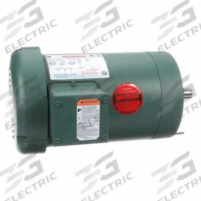 LEESON Three Phase TEFC Motors: C-Face Mount, Totally Enclosed Fan Cooled, 1 1/2 hp - C-Face 3-Phase General Purpose AC Motors