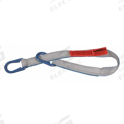LIFT-ALL Web Sling: Type U, Polyester, Universal Link, 2 Plies, 20 ft Sling Lg, 11 in Eye Lg - Protected-Edge Universal Link Slings