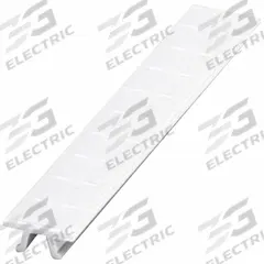 SCHNEIDER Marking Strip: White, 0.24 in Wide Terminal Blocks (MPN NSYTRAB620). Key specifications — Compatible Manufacturer Model Number: NSYTRH; Marking: Numbers 11 to 20; Compatible with Product Type: 0.24 in Wide Terminal Blocks; Brand: SCHNEIDER.
