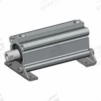 SMC Compact Cylinder: 32 mm Bore Dia, 75 mm Stroke Lg, Foot Mounting, Aluminum, Magnetic Piston, CQ2 (MPN CDQ2L32-75DZ). Key specifications — attr946022: Foot; attr946024: Single Rod; attr946038: CQ2; attr1123057: Rotating Rod; attr945997: SMC.