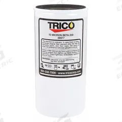 TRICO Hydraulic Filter Element: Fiberglass, 12H997/12H998/12H999, 250 psi Max Pressure, 10 (MPN 36977). Key specifications — attr1017512: TRICO; attr1017524: 12H997.