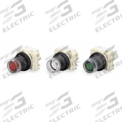 SCHNEIDER Flush Push Button: 30 mm Mounting Size, Non-Metallic, Momentary (MPN 9001SK1L38). Key specifications — Brand: SCHNEIDER; Action: Momentary; Series: 9001SK; Push Button Material Type: Non-Metallic.