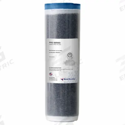 RESINTECH DI Cartridge: Ions, 0.8 lpm Flow Rate, MBD10SC, AF-10-4010, 2 1/2 in Overall Dia - Water Purification Cartridges & Filters