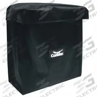 CONDOR Respirator Storage Bag: Bag, Polyester, Black, Belt Loop, 10 in Lg (MPN 25F571). Key specifications — Storage Type: Bag; Material: Polyester; Color: Black; Includes: Belt Loop; Brand: CONDOR.