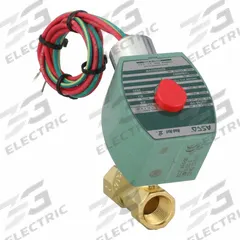 REDHAT Solenoid Valve: 2-Way, Normally Closed, 3/8 in Pipe Size, 110V AC/120V AC, Medium Vacuum (MPN 8030G013VM). Key specifications — Pipe Size: 3/8 in; Voltage: 110V AC; Brand: REDHAT; Coil Enclosure: Without Junction Box.