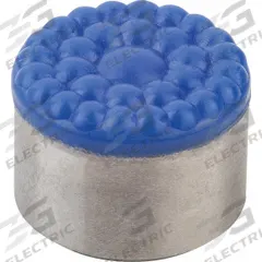 KIPP Rear-Mount Insert w/Polyurethane Face: 25 mm Dia, M6, 12 mm Ht, Textured, Polyurethane (MPN K0385.25126). Key specifications — Brand: KIPP.