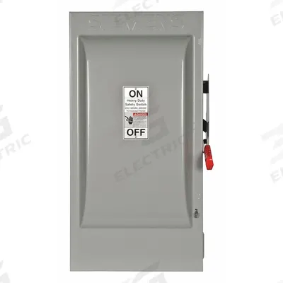 Siemens Safety Switch: Fusible, 200 A, Three Phase, 600V AC, 316 Stainless Steel - Fusible Safety Switches