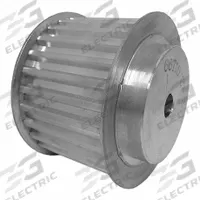 DAYTON Timing Pulley: Trapezoidal, Plain, For T10 Timing Belt Section, For 50 mm Belt Wd, 27 Teeth (MPN 66T10/27-2). Key specifications — Brand: DAYTON; Tooth Profile: Trapezoidal; Finish: Plain.
