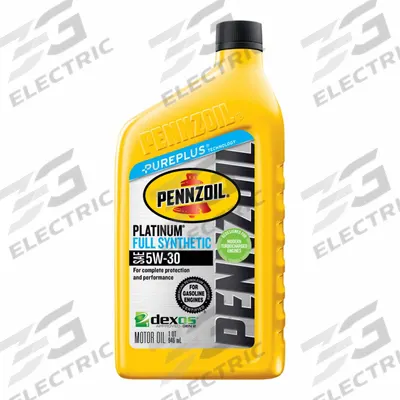 PENNZOIL Engine Oil: Synthetic, 1 qt Size, Bottle, 5W-30 - Gasoline Engine Oil