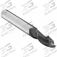 OSG Ball End Mill: Carbide, TiAlN Coated, 2 Flute, 9/32" Mill Dia, 3/4" LOC, 2-1/2" OAL (MPN HP421-2812-BN)