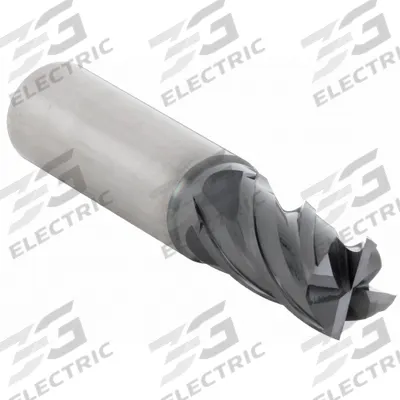 OSG Square End Mill: Carbide, TiAlN Coated, 4 Flute, 3/4" Mill Dia, 1-1/2" LOC - General Purpose Carbide Square End Mills
