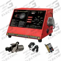 INNOVATIVE PRODUCTS OF AMERICA TRAILER TESTER: Stationary, Steel, Manual/Remote, 12/24V DC, 4 Pieces (MPN 4105). Key specifications — Compatible Trailer Type: Semi-Trailers; Connector Type: 5 and 4 Pin; Anti-Lock Brake Diagnostics: Blink Codes; Includes: Battery Charger; Operating Voltage: 12/24V DC; Brand: INNOVATIVE PRODUCTS OF AMERICA; Control Type: Remote; Includes Batteries: Batteries Not Included.
