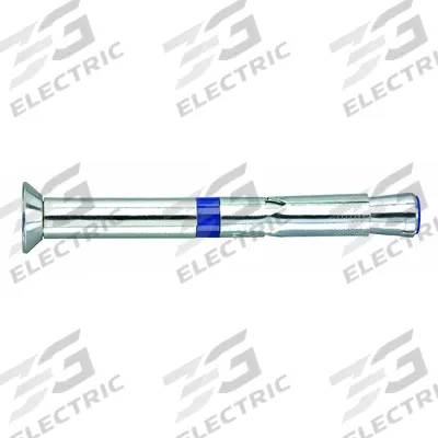 DEWALT Sleeve Anchor: 5 1/2 in Overall Lg, 5/8 in Dia, 1/2"-13 Thread Size, Steel - Removable Flat-Head Sleeve Anchors