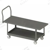 APPROVED VENDOR Platform Truck: 1,400 lb, 60 in L x 24 in W x 27 in H Deck, Solid, 12 ga Deck, Std (MPN WHPT24605PU95). Key specifications — Side Panel Type: No Side Panels; Brand: APPROVED VENDOR; Color: Gray; Caster/Wheel Configuration: (2) Rigid.