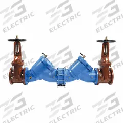 WATTS Reduced Pressure Zone Assembly: LF909 Large, with Flood Detection Sensor, Cast Iron, Flange (MPN LF909M1-DOSY-FS). Key specifications — Shut-Off Valve Type: OSY Gate Valve; Connection Type: Flange.