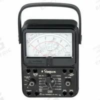SIMPSON ELECTRIC Analog Multimeter: 1,000 V Max AC Volt Measurement, 1,000 V Max DC Volt Measurement (MPN 260-8P). Key specifications — Brand: SIMPSON ELECTRIC.