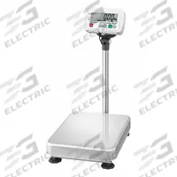 A&D WEIGHING Food Scale: 20 7/8 in Weighing Surface Dp, 15 3/8 in Weighing Surface Wd, LCD, SC-60KAL. Key specifications — Connection Ports: RS-232C; Readability: 0.02 lb/0.01 kg; Brand: A&D WEIGHING; IP Rating: IP68.