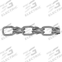 PEERLESS Lock Link Chain: 2 in Chain Trade Size, Carbon Steel, 155 lb Working Load Limit, Lock Link (MPN 250320201). Key specifications — Brand: PEERLESS; Item Trade Size: 2.