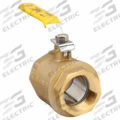 APOLLO Manual Two-Way Ball Valve: 2 1/2 in, Brass, Straight, FNPT x FNPT, Full Port Ball Port, Lever (MPN 94A10901). Key specifications — Brand: APOLLO; Handle: Lever.