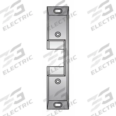 HES Electric Strike Faceplate: 1 3/4 in Wd, 9 in Ht - Electric Strike Faceplates