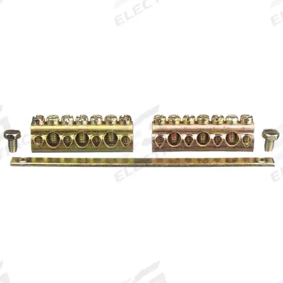 GE Ground Kit: For PowerMark Gold and Plus Load Centers, 7 Terminals - GE Equipment Ground and Isolated Ground Kits