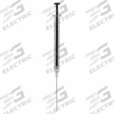 HAMILTON Syringe: 500 ul Capacity - mL, Gastight, Borosilicate Glass, PTFE, Replaceable Tip - Gastight Syringes