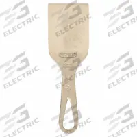AMPCO Scraper: Bld. Mat. Aluminum Bronze, Hdl. Mat. Aluminum Bronze, Stiff, Straight Bld. Shape (MPN S-40). Key specifications — attr1004902: AMPCO; attr1012057: Full; attr1014703: Nonsparking Metal; attr1017570: Standard End; attr1029655: Straight; attr1034073: Bevel/ Offset.