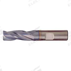 CLEVELAND Corner Radius End Mill: Carbide, TiAlN Coated, 3 Flute, 3/16" Mill Dia, 5/16" LOC, 2" OAL (MPN C80369)