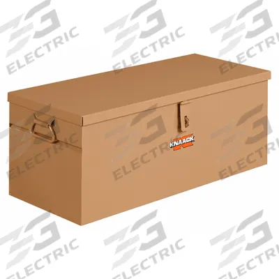 KNAACK Jobsite Box: 28 in W x 12 in D x 12 in H, 2.3 cu ft, Padlock - Chest-Style Jobsite Boxes