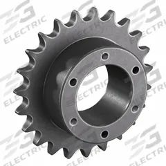 TRITAN Sprocket: For 80 Chain, 23 Teeth, 7.344 in Pitch Dia, 7.88 in Outside Dia, Steel (MPN 80SF23H). Key specifications — Brand: TRITAN; Required Bushing Series: SF.